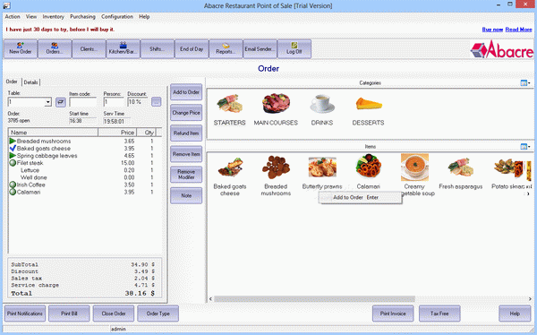 Abacre Restaurant Point of Sales Crack + Serial Key Updated