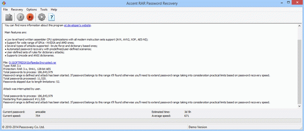 Accent RAR Password Recovery Serial Key Full Version