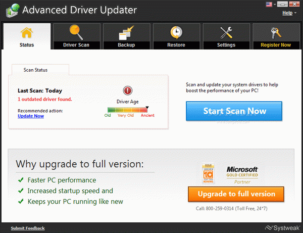 Advanced Driver Updater Crack With Serial Number 2022
