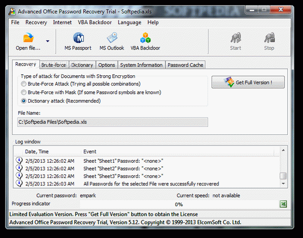 Advanced Office Password Recovery Activation Code Full Version