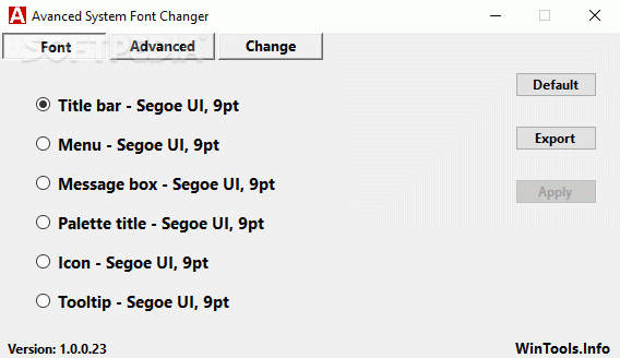 Advanced System Font Changer Crack + Serial Key