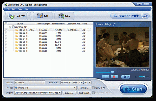 Aimersoft DVD Ripper Crack With Serial Key Latest