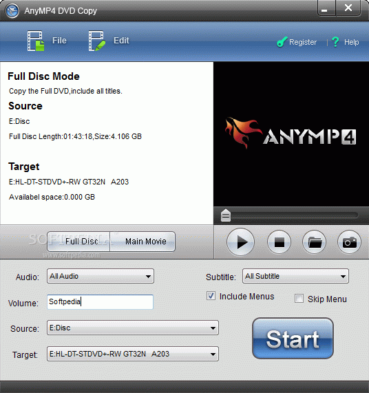 AnyMP4 DVD Copy Crack With Activator 2023