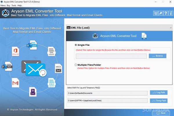 Aryson EML Converter Tool Crack With Activation Code Latest