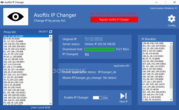 Asoftis IP Changer Crack + Serial Key