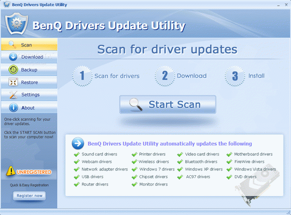 BenQ Drivers Update Utility Crack + Serial Key Download 2024