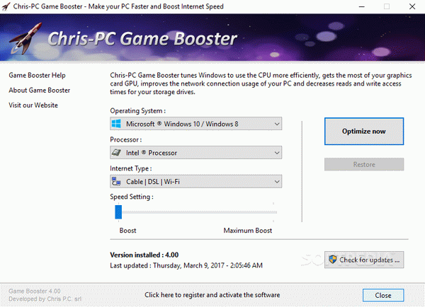 Chris-PC Game Booster Crack With Keygen Latest