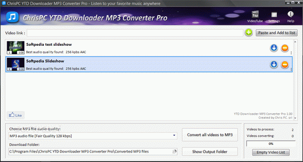 ChrisPC YTD Downloader MP3 Converter Pro Crack With Serial Number Latest 2024