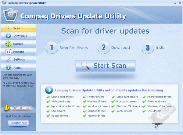 Compaq Drivers Update Utility Crack + Activator Updated