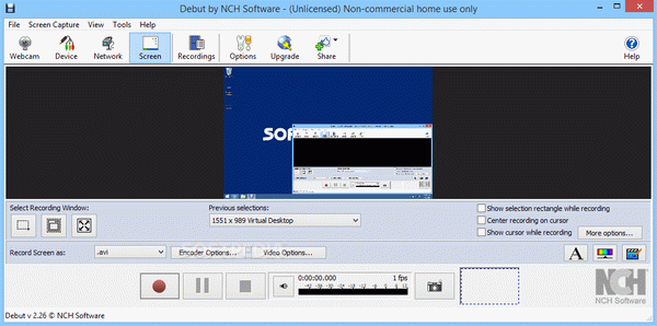 Debut Free Screen Recorder and Video Capture Software Crack & Serial Key