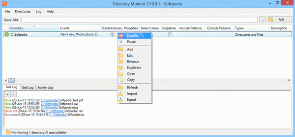 Directory Monitor Crack + Serial Number (Updated)