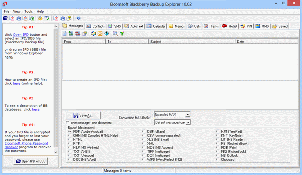 Elcomsoft Blackberry Backup Explorer Crack + Serial Key Download 2022