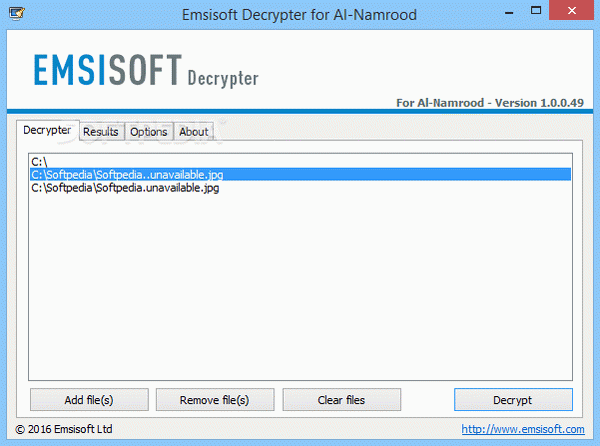 Emsisoft Decrypter for Al-Namrood Crack & Keygen