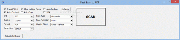 Fast Scan to PDF Activator Full Version