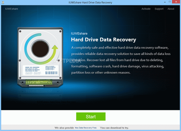 IUWEshare Hard Drive Data Recovery Crack + License Key Download 2024