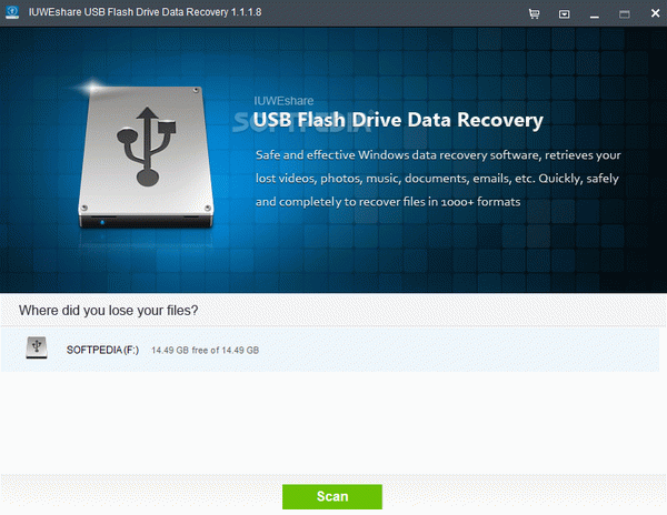 IUWEshare USB Flash Drive Data Recovery Crack With Activation Code Latest 2022
