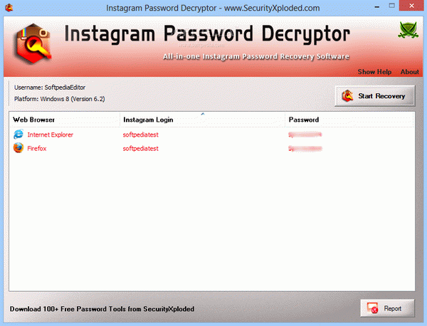 Instagram Password Decryptor Crack + Serial Number