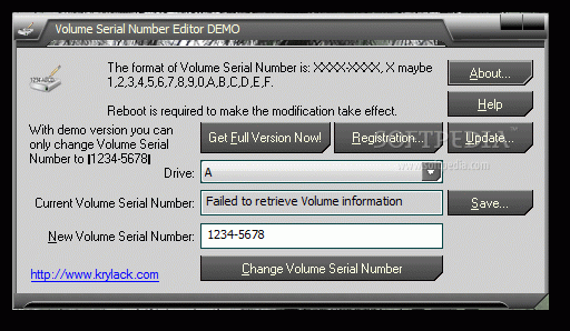 Volume Serial Number Editor Crack & Keygen