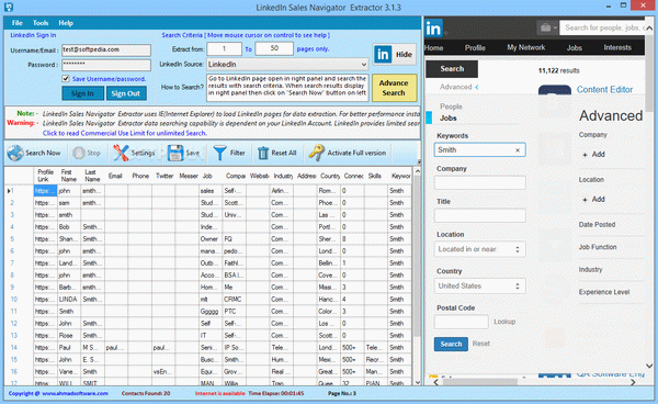 LinkedIn Sales Navigator Extractor Keygen Full Version