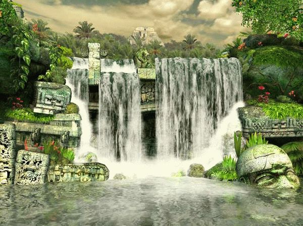 Mayan Waterfall 3D Screensaver Crack + Activator
