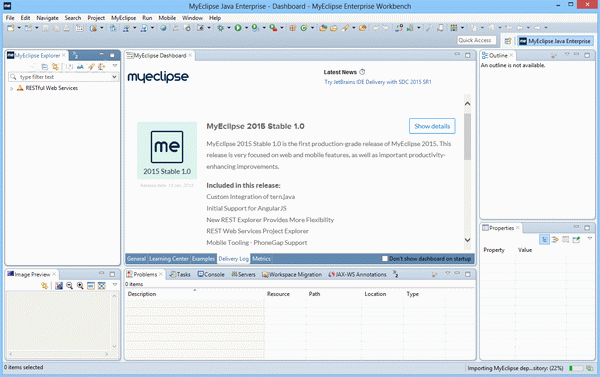 MyEclipse Enterprise Workbench (formerly MobiOne Design Center) Crack + License Key Download