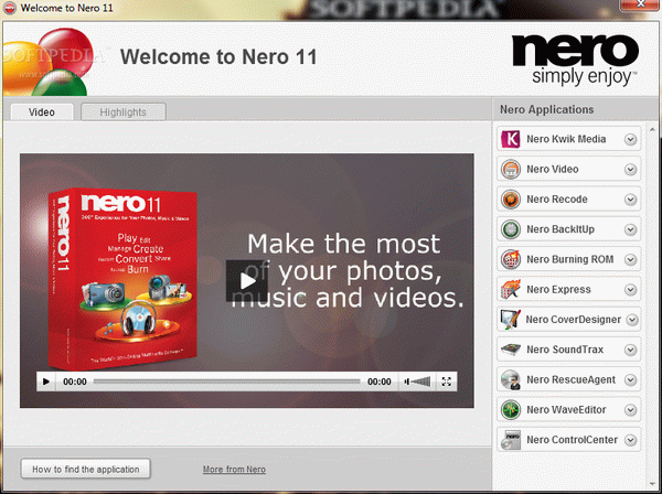 Nero 11 Crack + License Key (Updated)