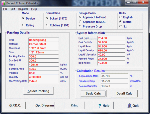 Packed Column Calculator Crack With License Key