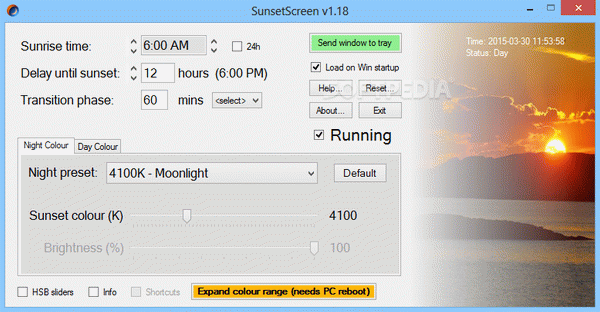 Portable SunsetScreen Crack With Keygen Latest