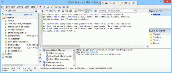 Quick Macros Crack + Serial Key