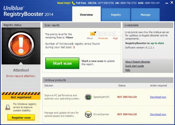 Uniblue Registry Booster Crack With Serial Number Latest