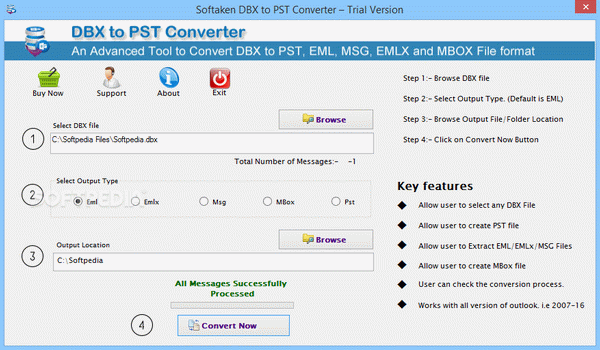Softaken DBX to PST Converter Crack + Serial Key (Updated)