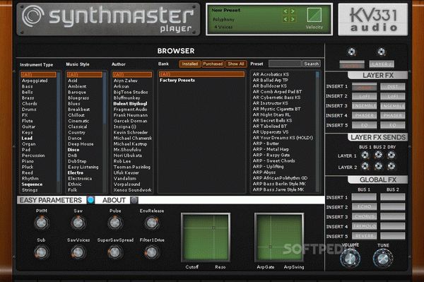 SynthMaster Player Crack & Serial Number