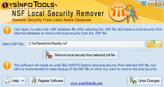 SysInfoTools NSF Local Security Remover Crack + Serial Number Download