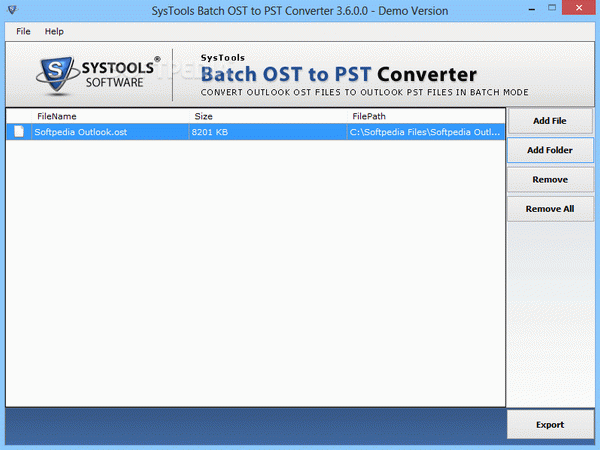 SysTools Batch OST to PST Converter Crack + License Key Updated