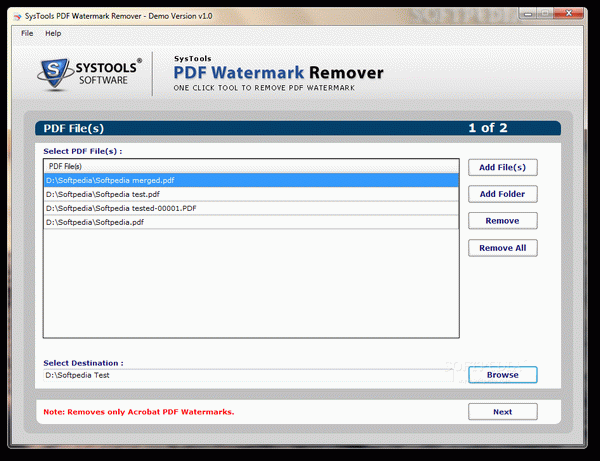 SysTools PDF Watermark Remover [DISCOUNT: 15% OFF!] Crack + Activation Code Download 2021