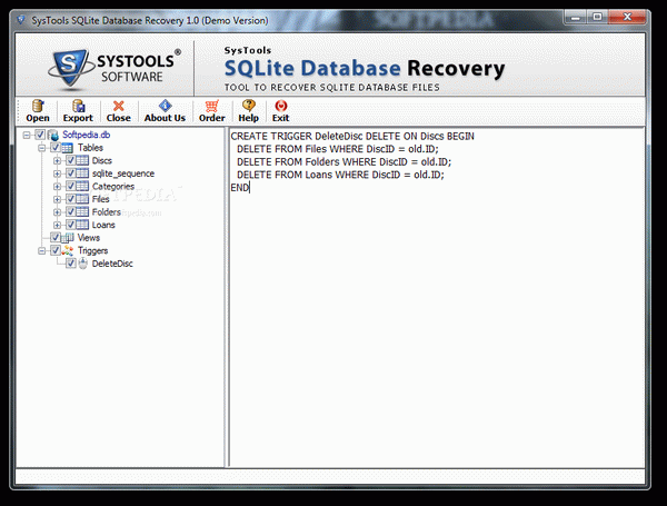 SysTools SQLite Database Recovery [DISCOUNT: 15% OFF!] Serial Key Full Version