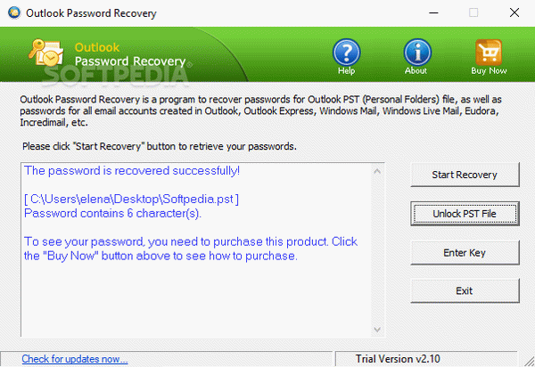 Outlook Password Recovery Crack With Activator Latest
