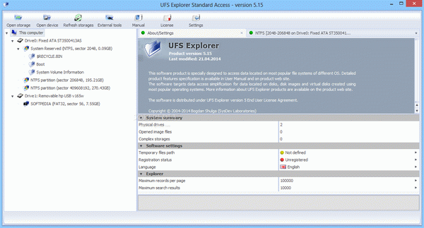 UFS Explorer Standard Access Crack & License Key