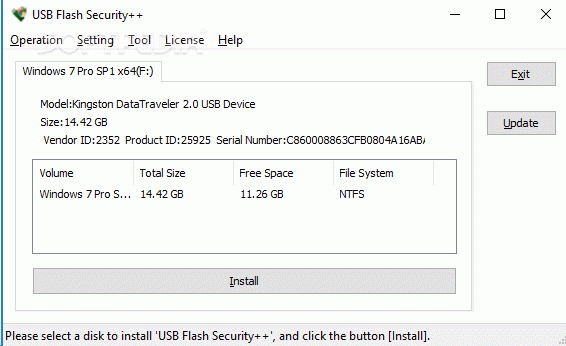USB Flash Security++ Crack + License Key Updated