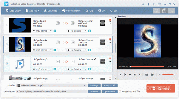 VideoSolo Video Converter Ultimate Crack & License Key