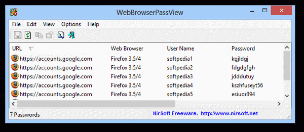WebBrowserPassView Crack & Serial Key