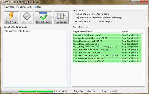 XML-RPC Ping Tool Crack With License Key