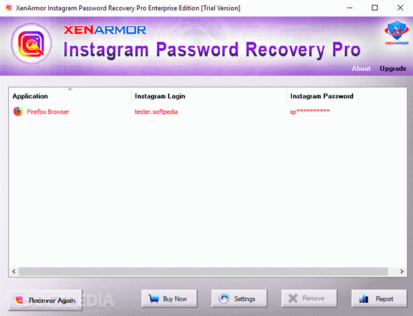 XenArmor Instagram Password Recovery Pro Crack + Activator