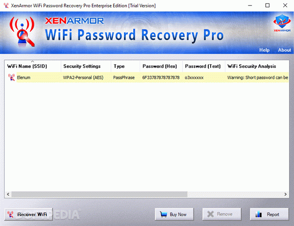 XenArmor WiFi Password Recovery Pro Serial Key Full Version
