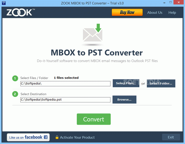 ZOOK MBOX to PST Converter Crack + Activator Download