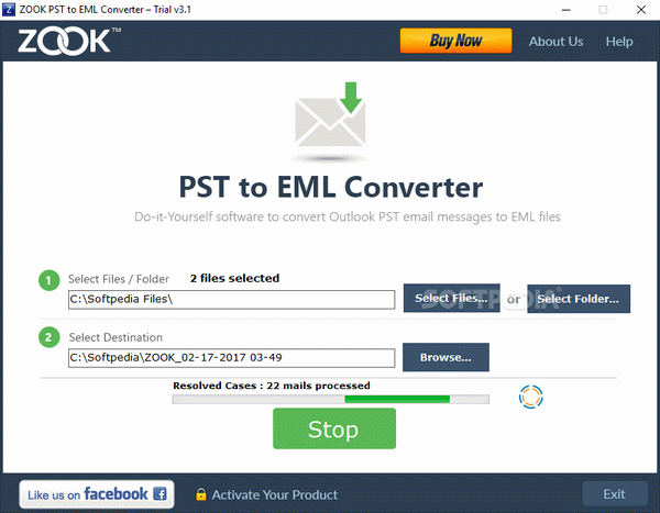 ZOOK PST to EML Converter Serial Number Full Version