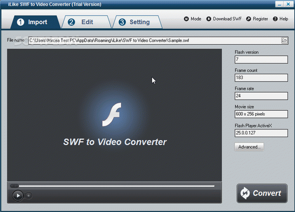 iLike SWF to Video Converter Crack With Serial Key