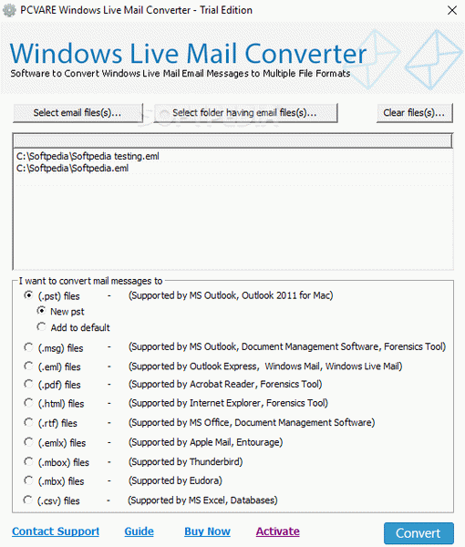 PCVARE Windows Live Mail Converter Crack + Keygen