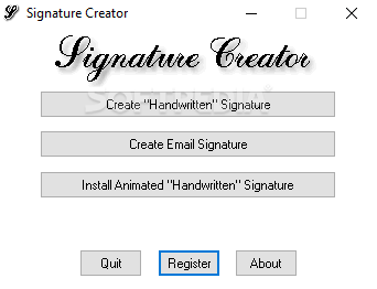 Signature Creator Crack With Serial Key