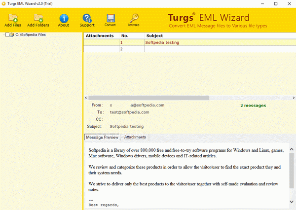 Turgs EML Wizard Crack + License Key